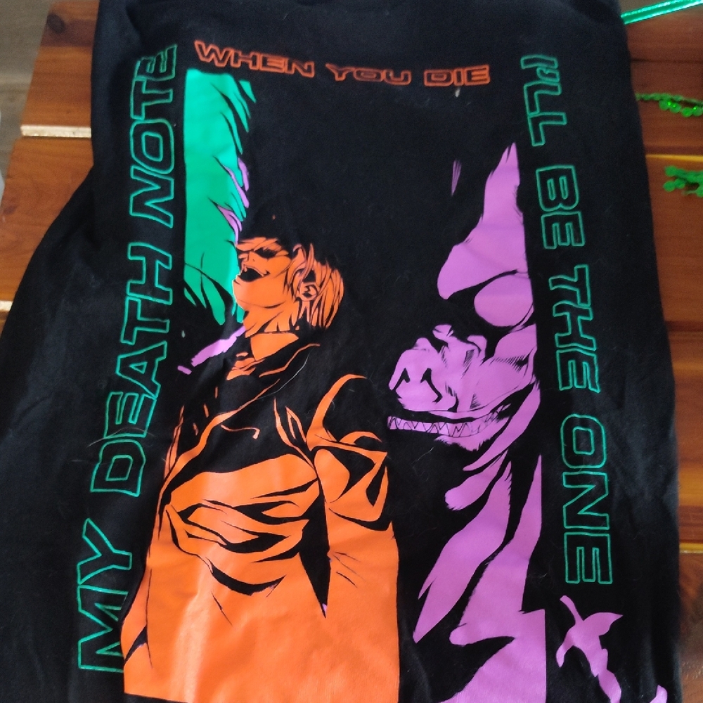 Graphic Black T-Shirt with Colorful Print